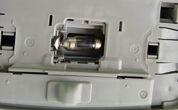 純正電球の様子
